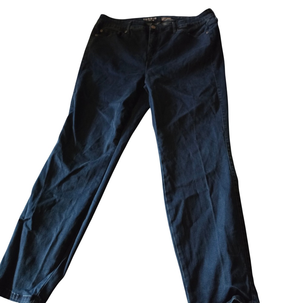 Torrid Trio Fit Skinny Jeans Dark Wash Limitless Stretch Plus Size 16-20 14012